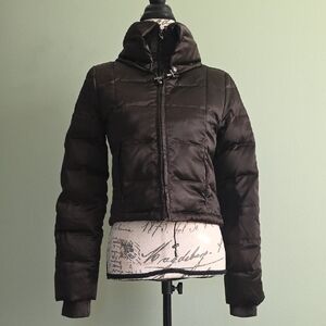 Guess Chocolate Puffer Jacket for Women